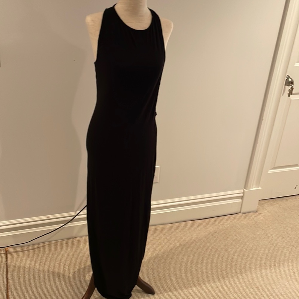 Black cut out maxi
